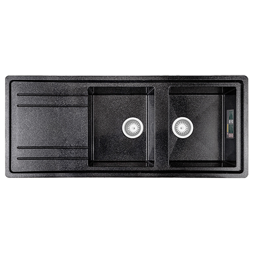 سینک گرانیتی درسا توکار مشکی مدل DS 4000 - کد  3600-120A