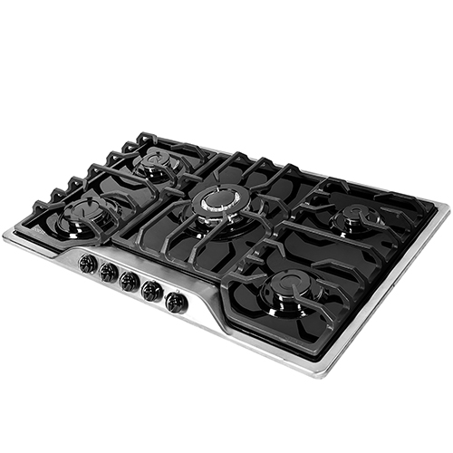 اجاق گاز صفحه ای درسا مدل ریتا 5 شعله شیشه استیل - کد 2300-5M