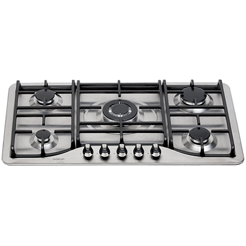 اجاق گاز صفحه ای درسا مدل تانیا 5 شعله استیل - کد 2202-5M