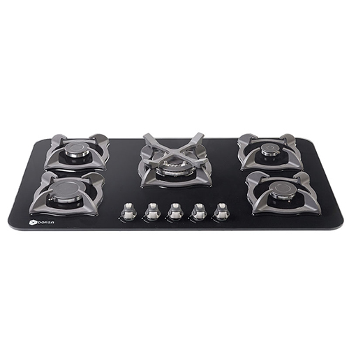  اجاق گاز صفحه ای درسا مدل آنا 5 شعله مشکی - کد 2104-5m