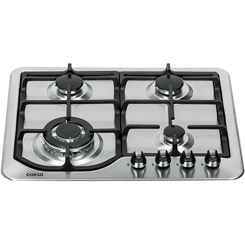 اجاق گاز صفحه ای درسا مدل تانیا 4 شعله استیل - کد 2202-4