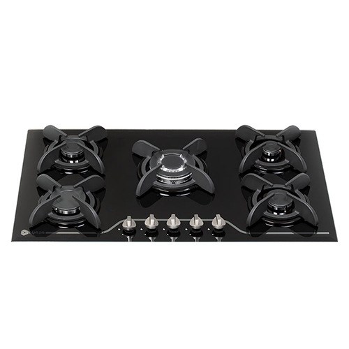 اجاق گاز صفحه ای درسا مدل روشا شیشه ای مشکی - کد 2102-5m