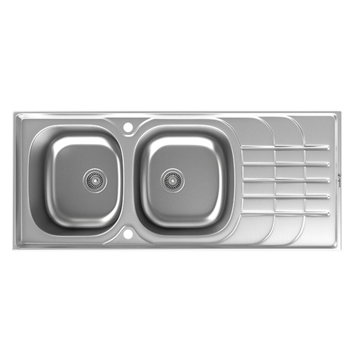 سینک داتیس  توکار مدل DB136 سیفون اتومات
