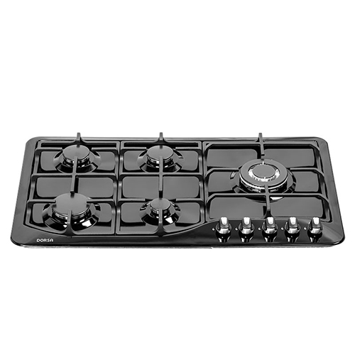 اجاق گاز صفحه ای درسا مدل هانیا لعابی مشکی - کد 2202 5R